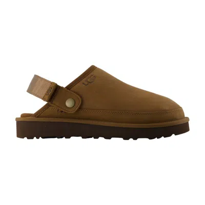 Ugg Goldencoast Ii Nubuck Slides In Brown
