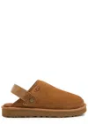 Ugg Suede Slip-on Mules With Adjustable Back Strap In Multi