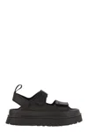 Ugg Venture Daze Slide Womens Suede Casual Slide Sandals In Black
