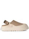 Ugg Goldenglow Slingback Flat Mules In Neutral