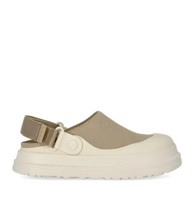 Ugg Goldenglow Canvas Mustard Seed Clog In Green