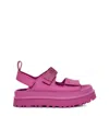Ugg Golden Glow Touch-strap Sandals In Mangosteen