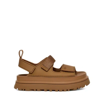 UGG GOLDENGLOW FLATFORM SANDALS