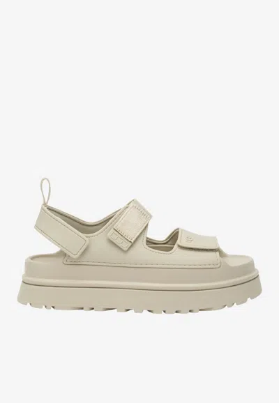 Ugg Goldenglow Platform Eva Sandals In Sea Salt In Neutral