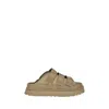 Ugg Golden Glow Beige Sandals With Round Open Toe In Tech Fabric Woman