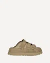 Ugg W Goldenglow Slide Dark Sand In Brown