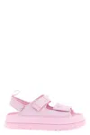Ugg Sandals Open Toe Platform Sole Pull Tab In Pink