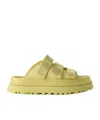 Ugg 44mm Golden Glow Tpu Sandals In Golden Apple