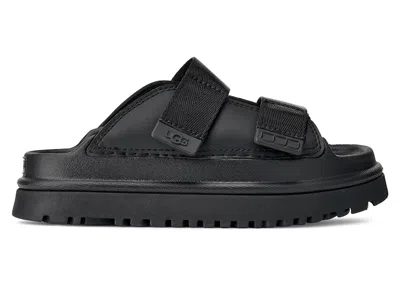 Pre-owned Ugg Goldenglow Slide (kids) Sneakers In Black