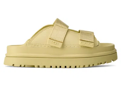 Pre-owned Ugg Goldenglow Slide (kids) Sneakers In Golden Apple In Green