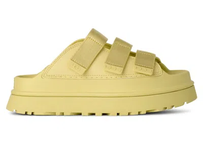 Pre-owned Ugg Goldenglow Slide (women's) Sneakers In Golden Apple In Green