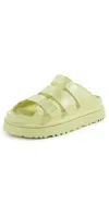 Ugg 44mm Golden Glow Tpu Sandals In Golden Apple