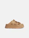 Ugg 'goldenglow' Slippers In Beige Fabric Blend