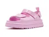 Ugg Goldenglow (toddler/little Kid/big Kid) Kid's Shoes Pink Diamond : 4 Big Kid M, Synthetic/textile In Pink