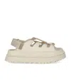 Ugg Goldenglow Toggle Platform Sandals In White