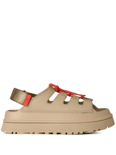 UGG GOLDENGLOW TOGGLE SANDAL WOMAN BEIGE