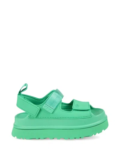 Ugg Goldenglow Touch-strap Sandals In Green
