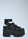 Ugg Goldenrise Platform Sandals In Black