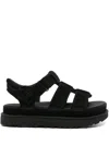 Ugg Goldenstar Strappy Platform Sandal In Blk Black