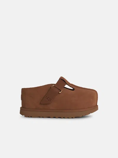 Ugg 'goldenstar' Brown Suede Slippers