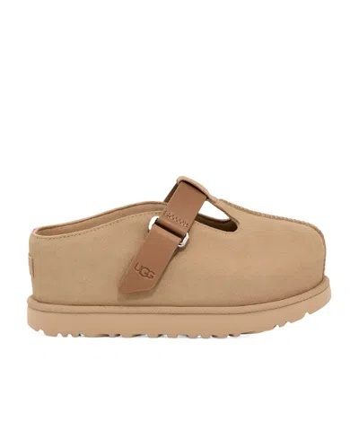 Ugg Goldenstar Buckles Casual Shoes In Nude