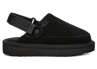 Pre-owned Ugg Goldenstar Clog (toddler) Sneakers In Black