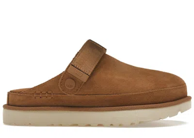 Pre-owned Ugg Goldenstar Clog (women's) Sneakers In Chestnut
