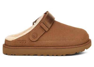 Pre-owned Ugg Goldenstar Cozy Clog (women's) Sneakers In Chestnut In Brown