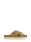 Ugg Women's Goldenstar Crisscross Slide Platform Sandals In Brown