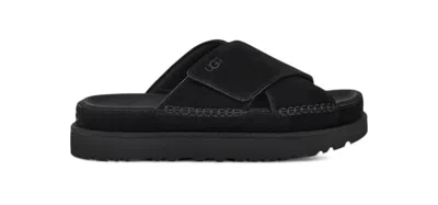 Pre-owned Ugg Goldenstar Cross Slide (women's) Sneakers In Black