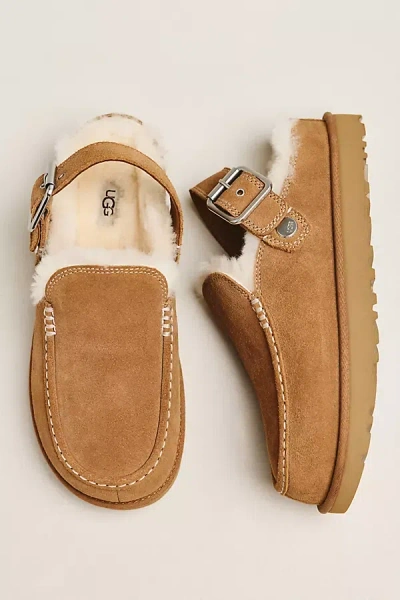 Ugg Goldenstar Evelina Clogs In Nude