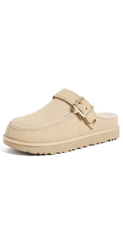 Ugg Goldenstar Evelina Clogs Sand Castle In Nude