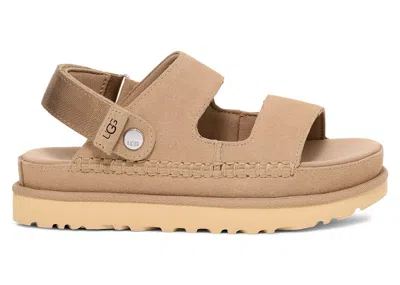 Pre-owned Ugg Goldenstar Glide Al (women's) Sneakers In Sand