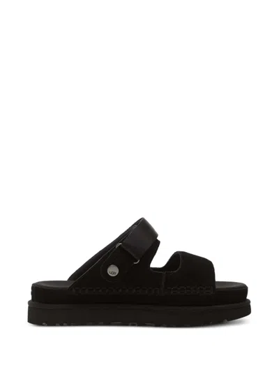 Ugg Goldenstar Glide Sandals In Black