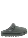 UGG 'GOLDENSTAR' GREY CLOG WITH EMBOSSED LOGO IN SUEDE WOMAN