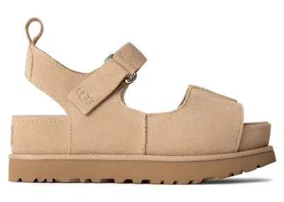 Pre-owned Ugg Goldenstar Hi Al (women's) Sneakers In Sand