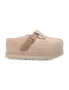 Ugg Lace-up Flatform Sole Round Toe Shoes In Neutrals