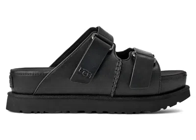 Pre-owned Ugg Goldenstar Hi Slide (women's) Sneakers In Black