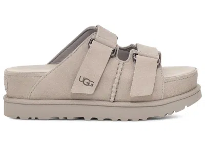 Pre-owned Ugg Goldenstar Hi Slide (women's) Sneakers In Seal In Gray