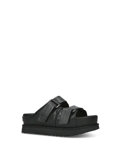 Ugg Goldenstar Hi Slides In Black