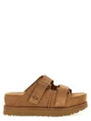 Ugg Goldenstar Hi Slide Slipper-mule In Leather Color Suede In Brown