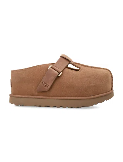 UGG UGG GOLDENSTAR HI SUEDE CLOG