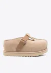 Ugg Smooth Beige Flats With Rounded Toe Design In Neutral