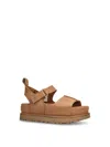 Ugg Goldenstar Hi Suede Sandals Chestnut In Neutral