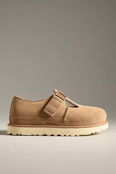 Ugg Goldenstar Mary Jane Slip-on Clogs In Brown