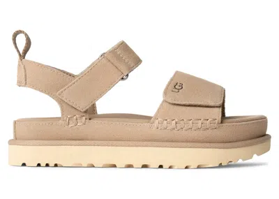 Pre-owned Ugg Goldenstar Platform Al (women's) Sneakers In Sand