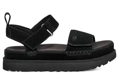 Pre-owned Ugg Goldenstar Platform Sandal (women's) Sneakers In Black