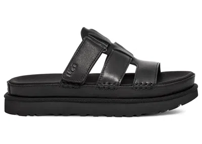 Pre-owned Ugg Goldenstar Platform Slide (women's) Sneakers In Black