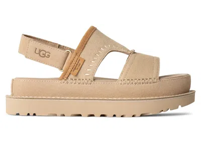 Pre-owned Ugg Goldenstar Regenerate Al (women's) Sneakers In Sand