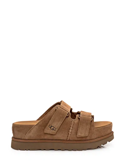 Ugg Goldenstar Sandal In Brown